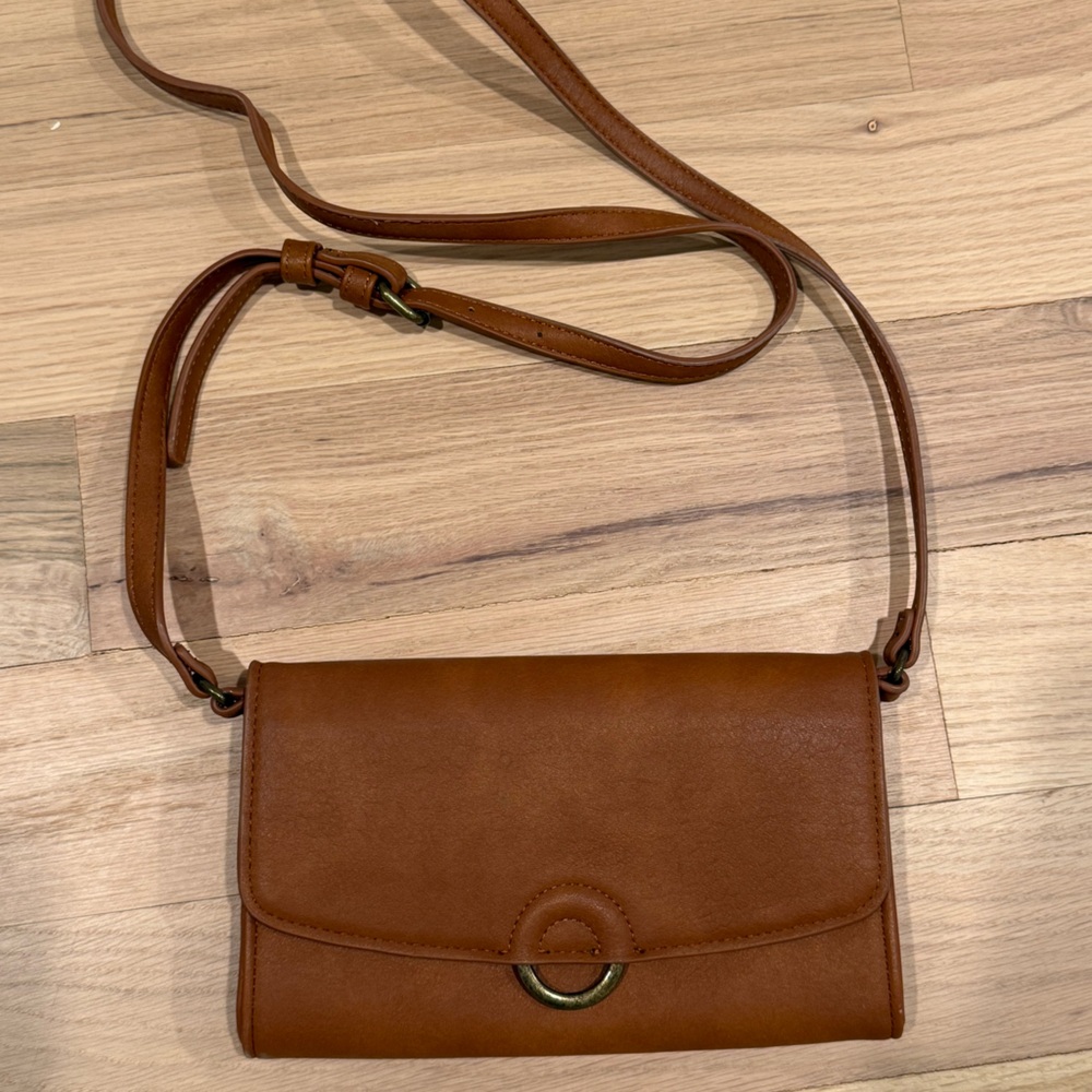 Target Tan Crossbody Bag